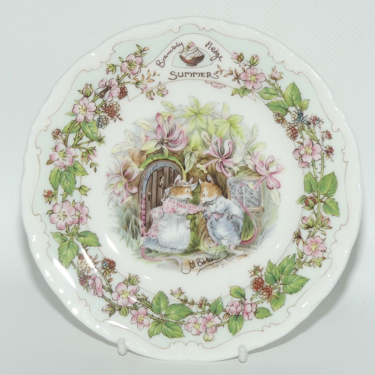 Royal Doulton Brambly Hedge Giftware | Four Seasons tea plate | Summer | 16cm | boxed