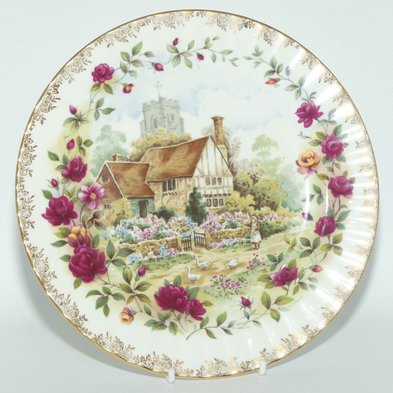 Royal Albert Bone China England | Four Seasons series plate | Summer by FF Errill