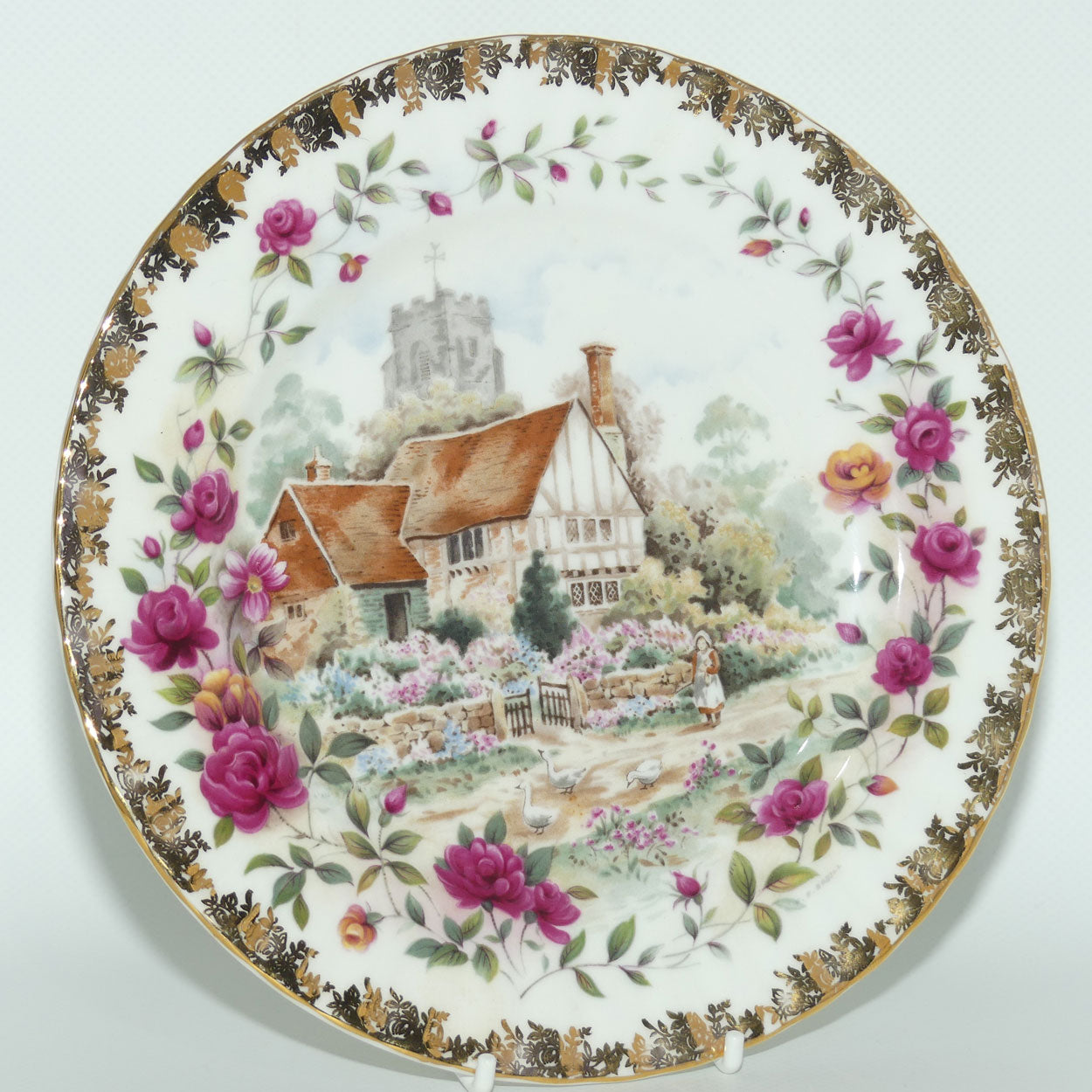 Royal Albert Bone China England | Four Seasons series plate | Summer by FF Errill | boxed