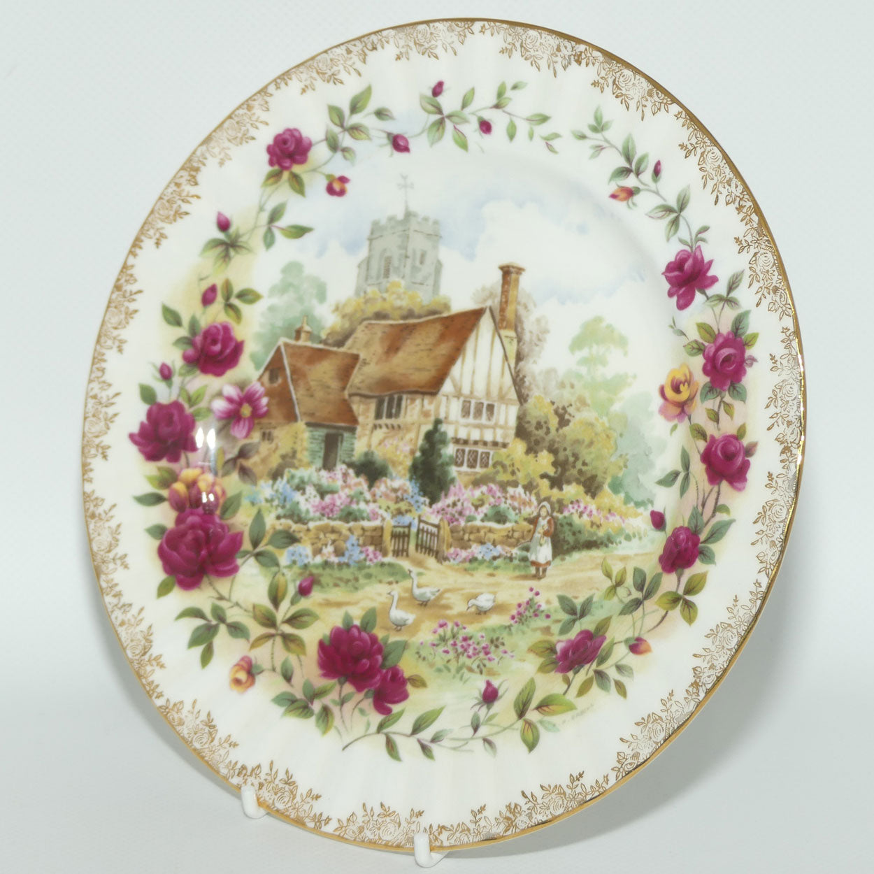 Royal Albert Bone China England | Four Seasons series plate | Summer by FF Errill
