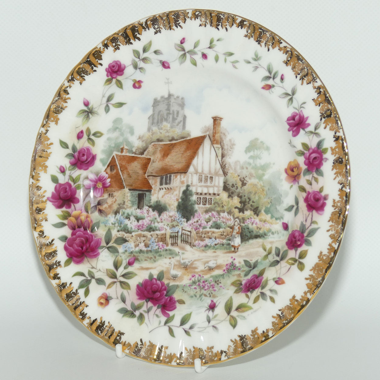 Royal Albert Bone China England | Four Seasons series plate | Summer by FF Errill | boxed