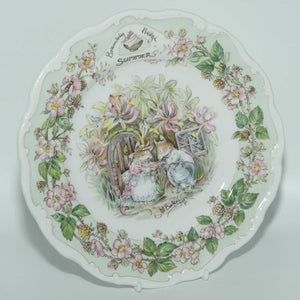 Royal Doulton Brambly Hedge Giftware | Summer plate | 20.5cms