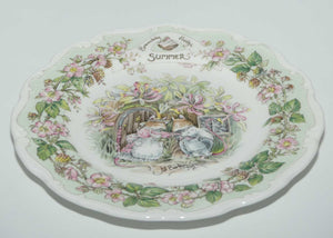 Royal Doulton Brambly Hedge Giftware | Summer plate | 20.5cms