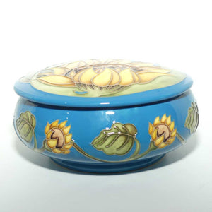 Moorcroft Sunburst powder bowl | Shape 222/4 | Num Ed #73