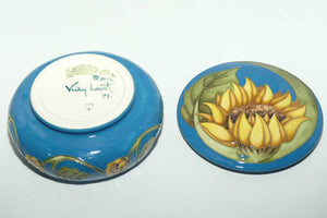 Moorcroft Sunburst powder bowl | Shape 222/4 | Num Ed #73