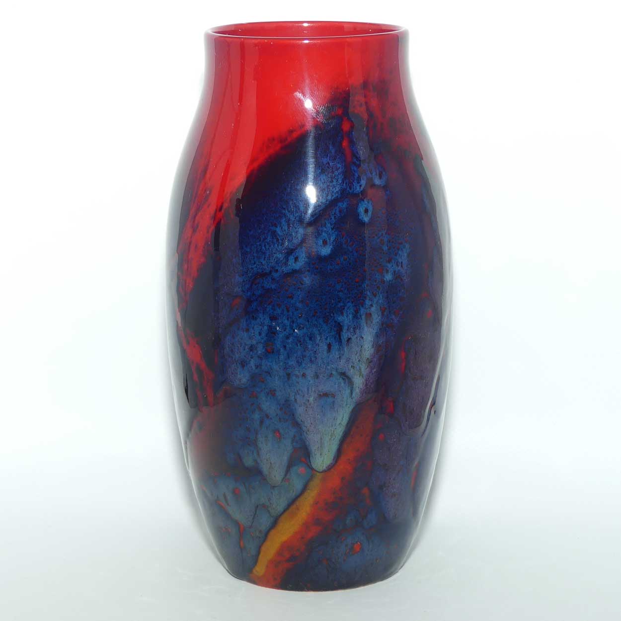 Royal Doulton Flambe Sung veined and mottled vase | #1 | Noke and Fred Moore