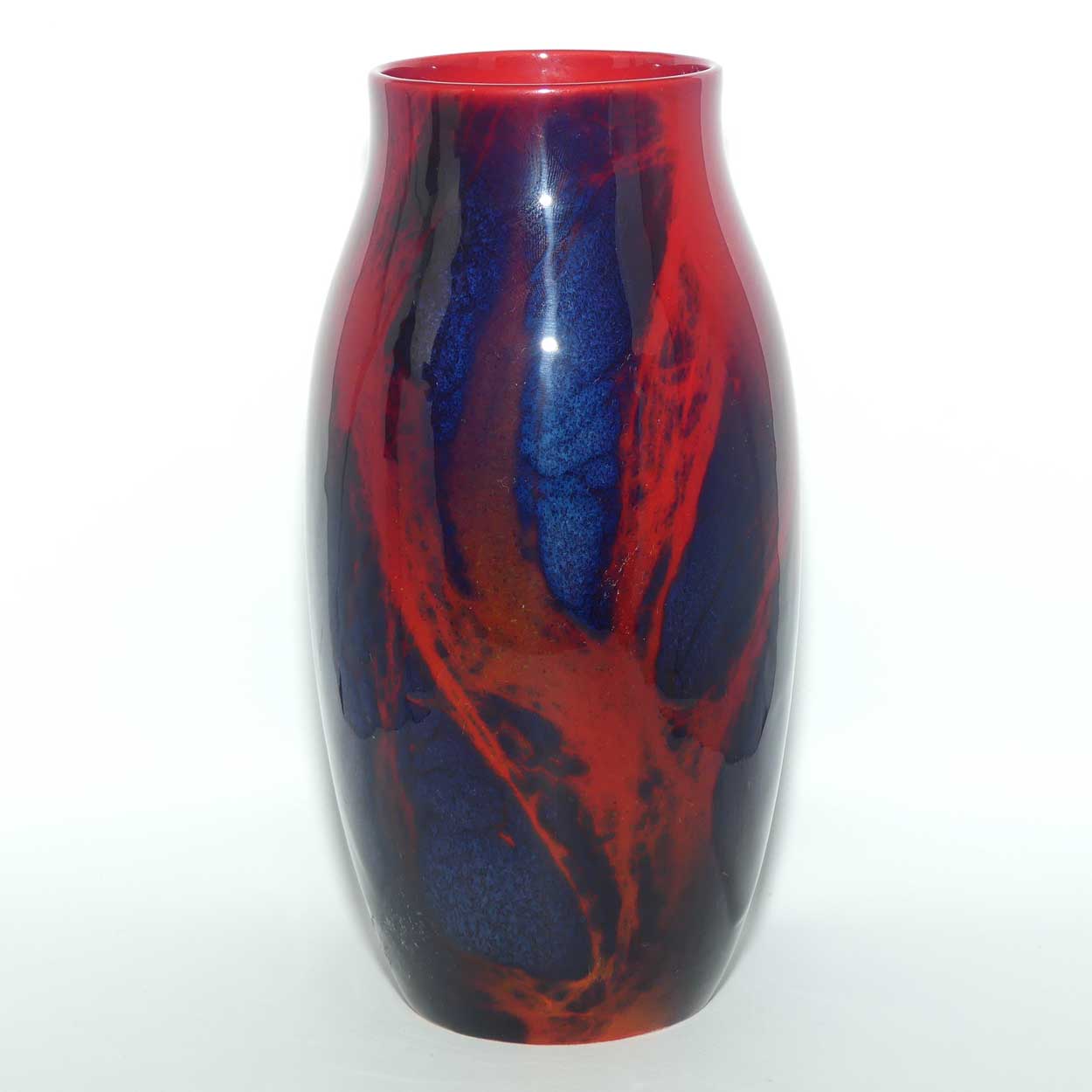 Royal Doulton Flambe Sung veined and mottled vase | #2 | signed Noke and Fred Moore