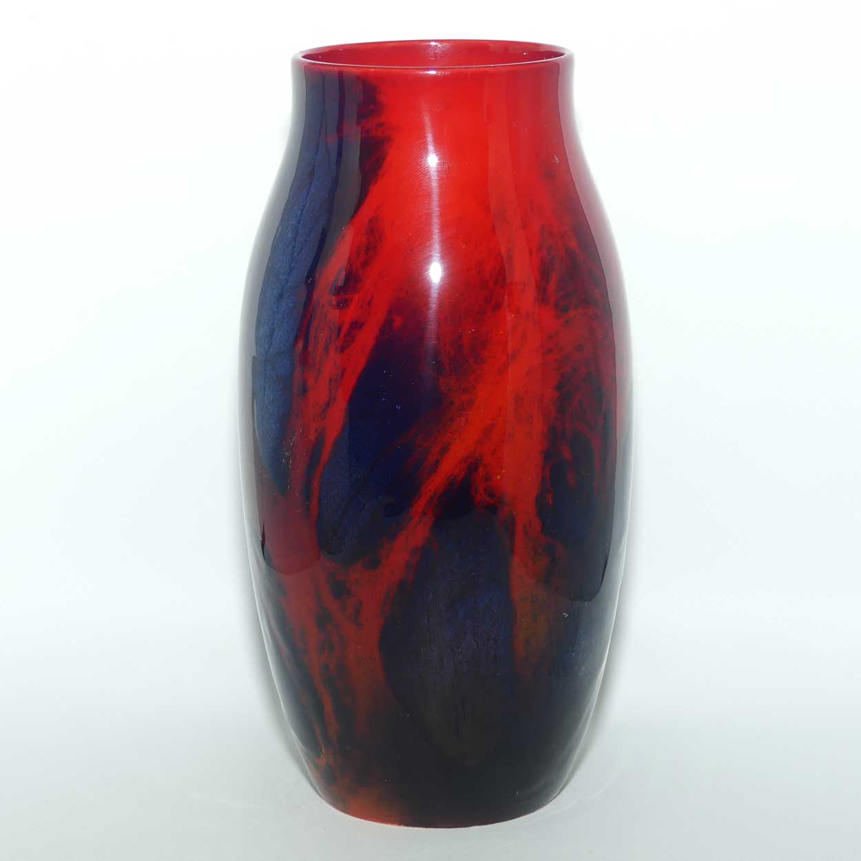 Royal Doulton Flambe Sung veined and mottled vase | #2 | signed Noke and Fred Moore