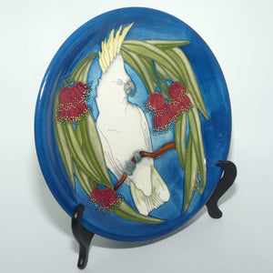 Moorcroft Sulphur Crested Cockatoo 783/10 plate | LE 284/350