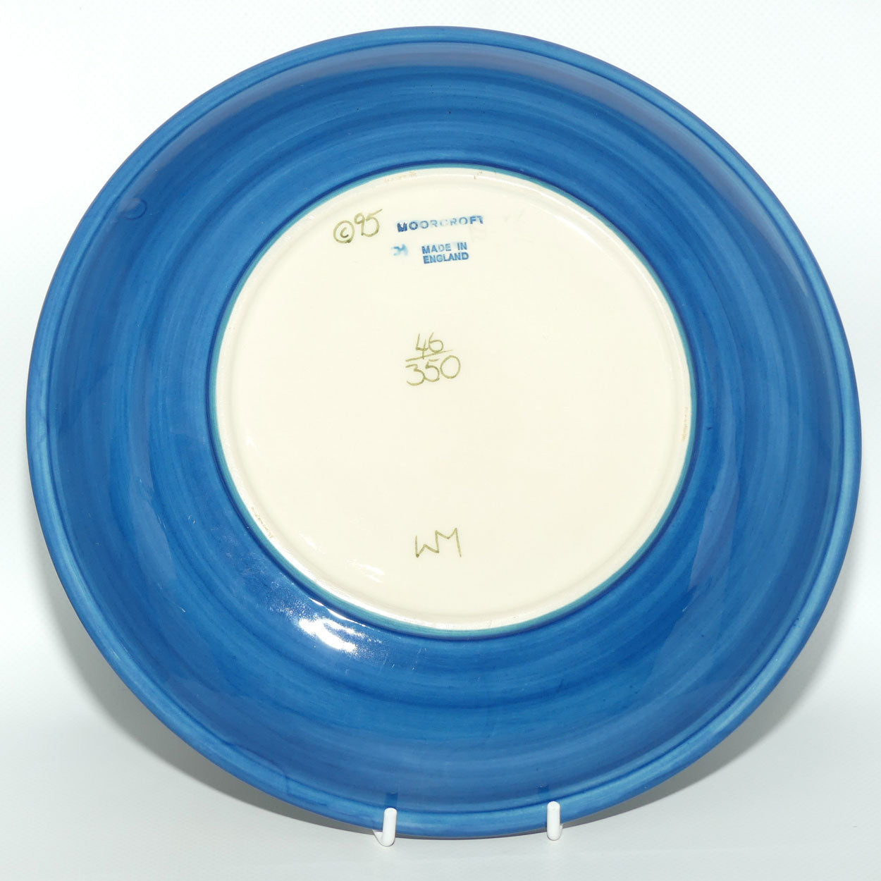 Moorcroft Sulphur Crested Cockatoo 783/10 plate | LE 46/350