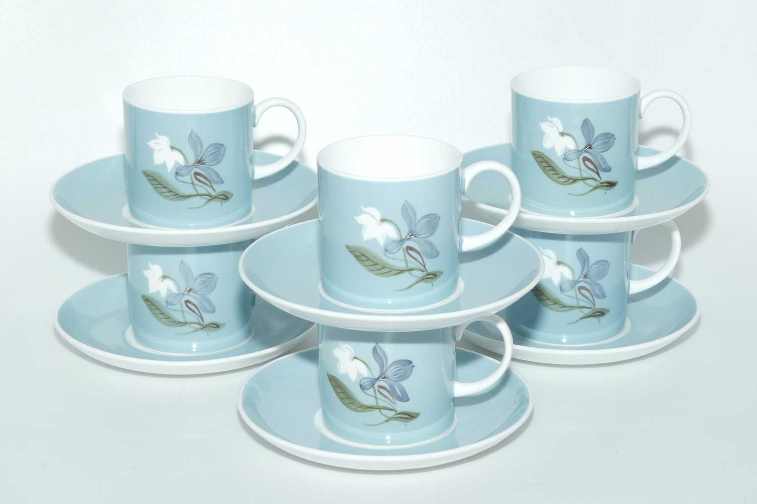 Susie Cooper set of 6 coffee cans and saucers | in original box