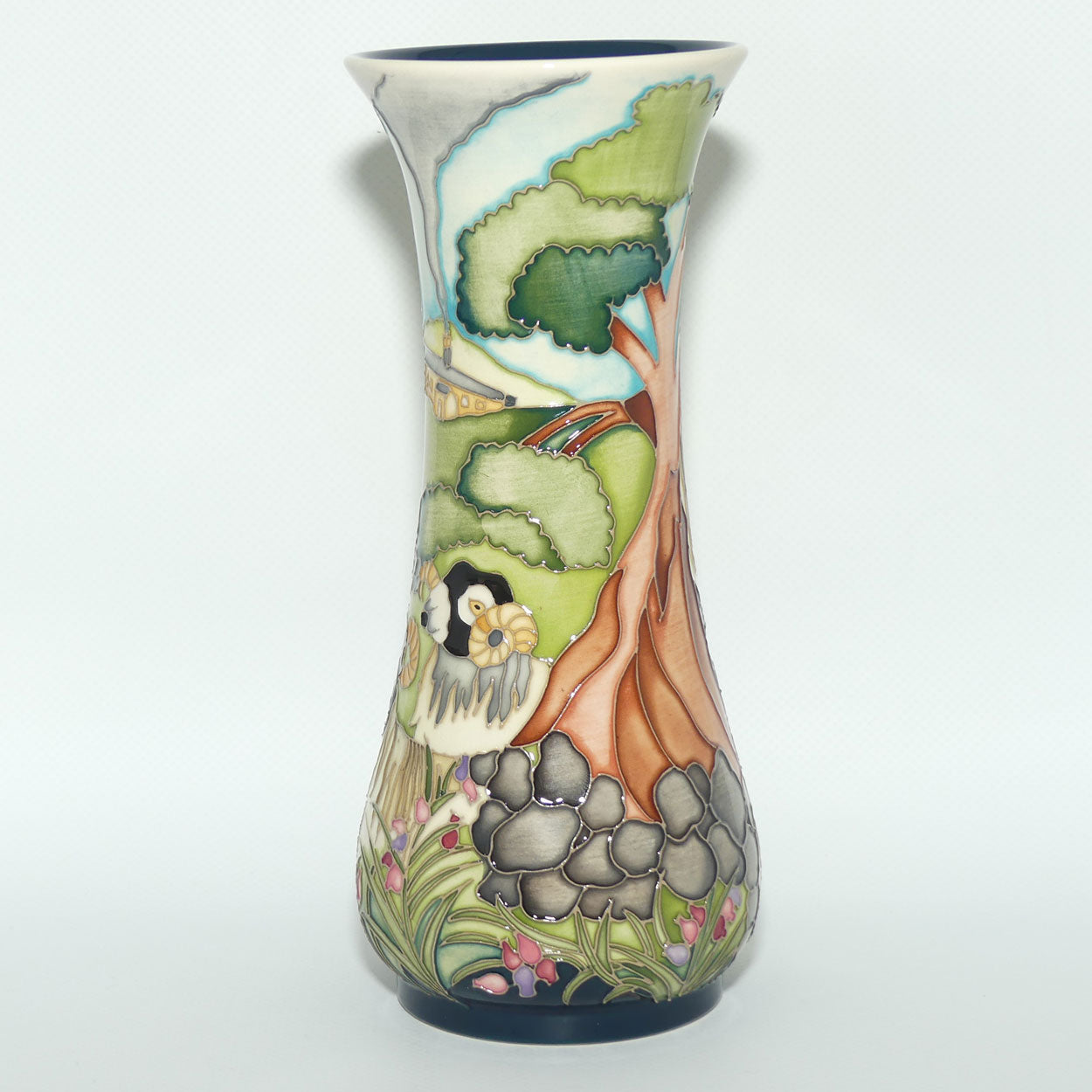 Moorcroft Swaledale Sheep vase | Shape 364/8 | LE 11/20