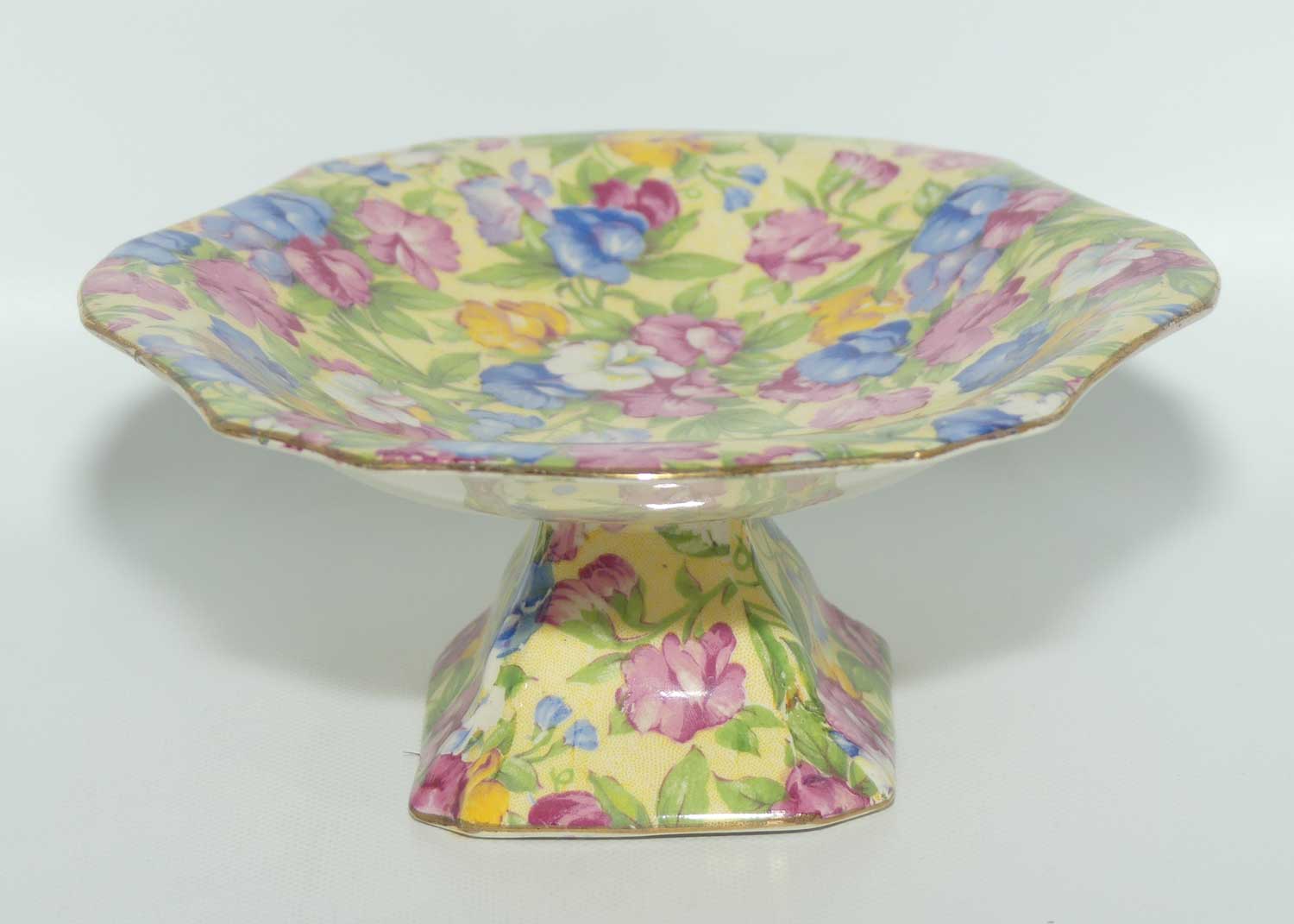 Royal Winton Chintz Sweet Pea oval comport