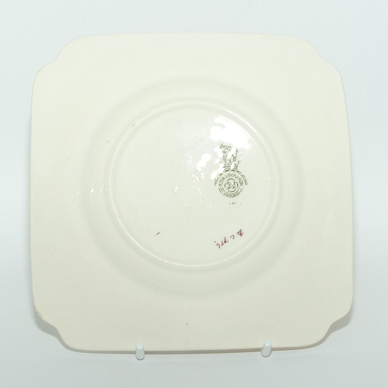 Royal Doulton Coaching Days sandwich plate | 14.5cm sq | #4
