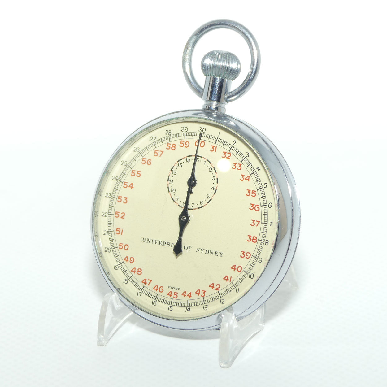 Vintage Swiss Made Stop Watch | face marked University of Sydney