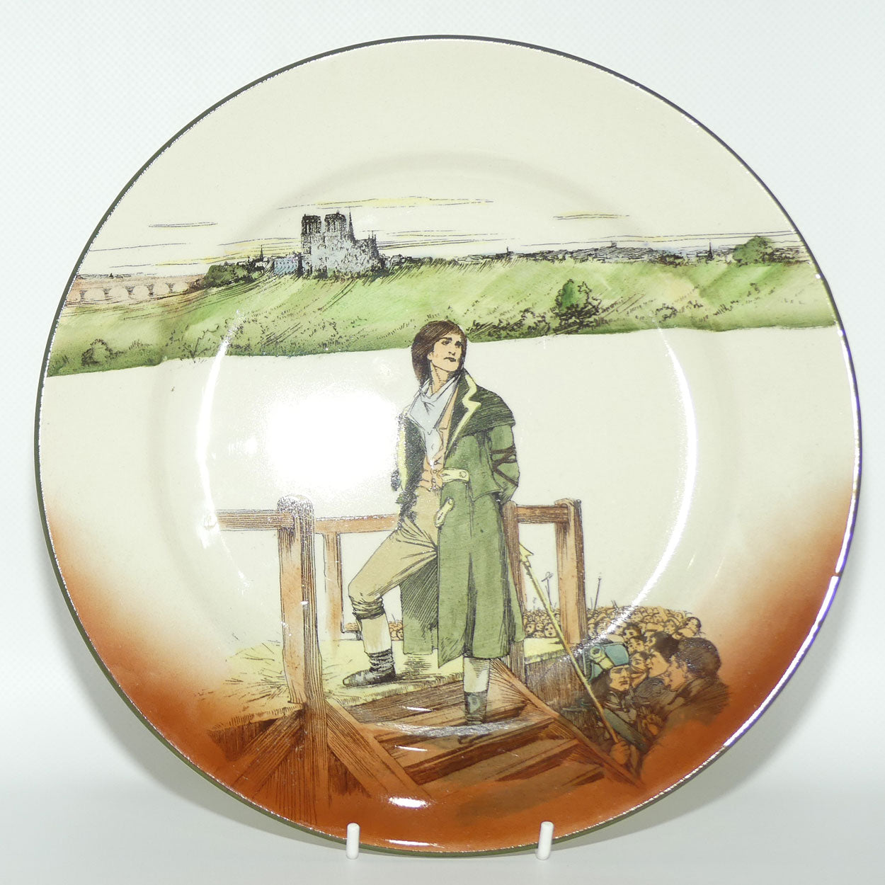 Royal Doulton Dickens Sydney Carton round plate D2973 | 26cm