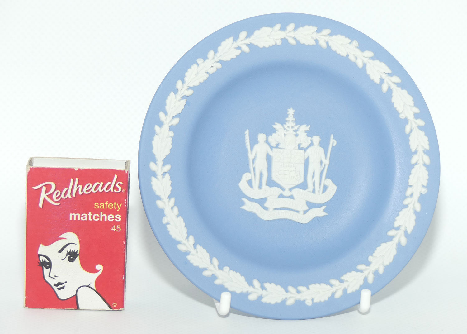 Wedgwood Jasper | Australian |  Coat of Arms Sydney | Miniature Plate | no box