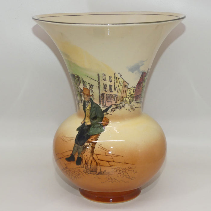 Royal Doulton Dickens Bill Sykes large trumpet vase D5175