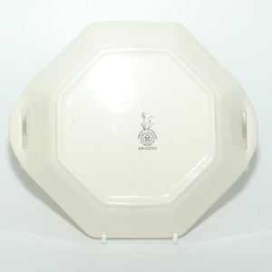 Royal Doulton Coaching Days hexagonal dish with twin handles | D2716