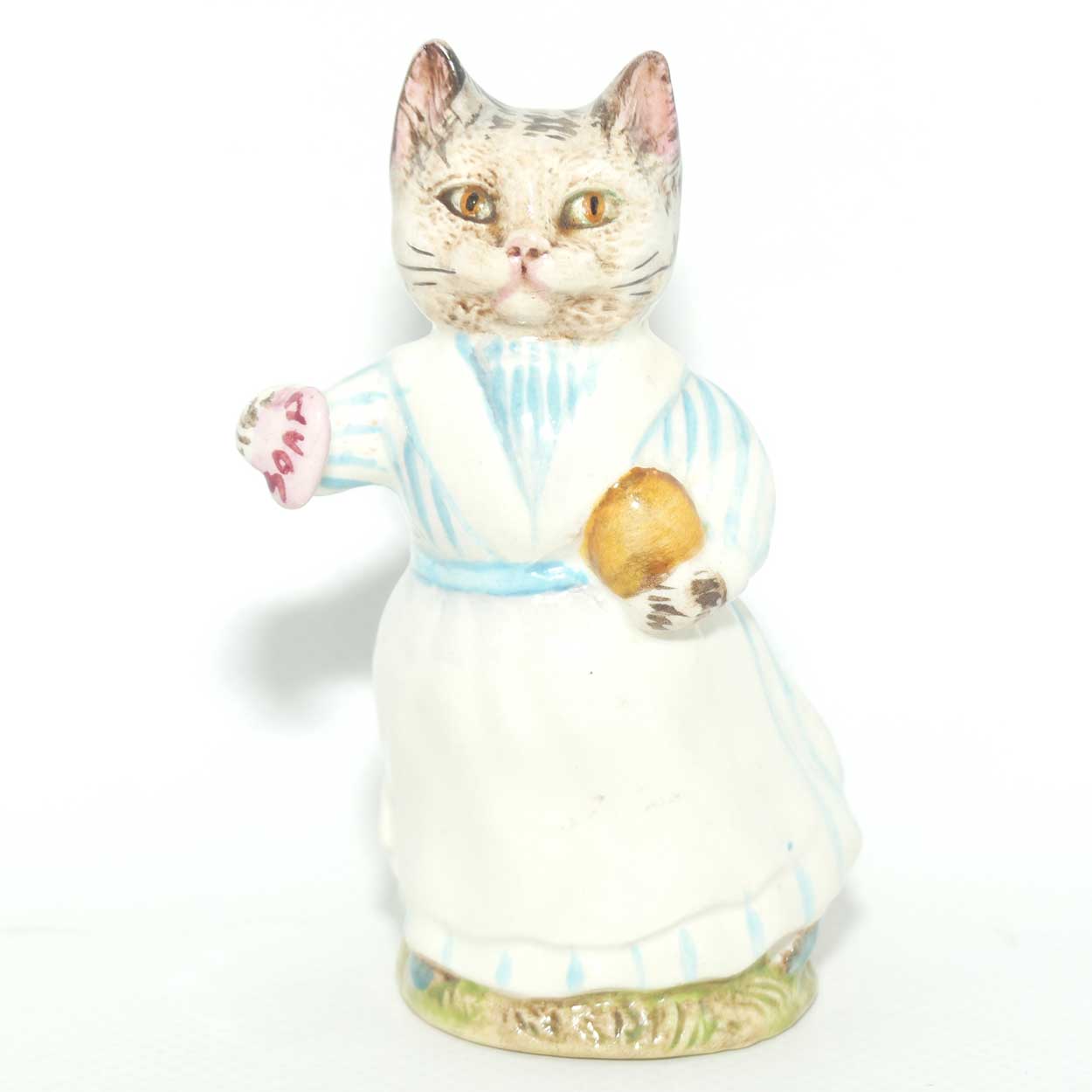 Beswick Beatrix Potter Tabitha Twitchett | Blue Striped Top | BP3a #1