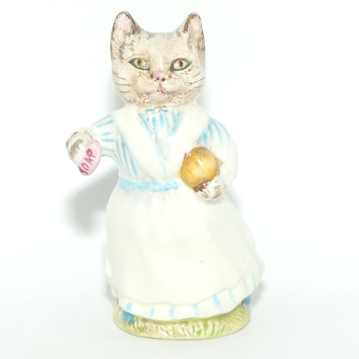 Beswick Beatrix Potter Tabitha Twitchett | Blue Striped Top | BP3a #2