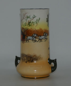 Royal Doulton Coaching Days twin handle vase E3804 | #1