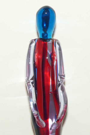 Murano Glass tall Lady figure | signed by Glass Master Murano 2001 S Feattino