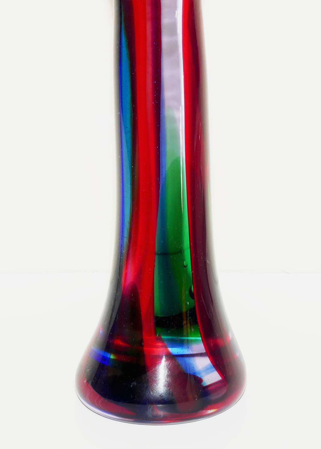 Murano Glass tall Lady figure | signed by Glass Master Murano 2001 S Feattino