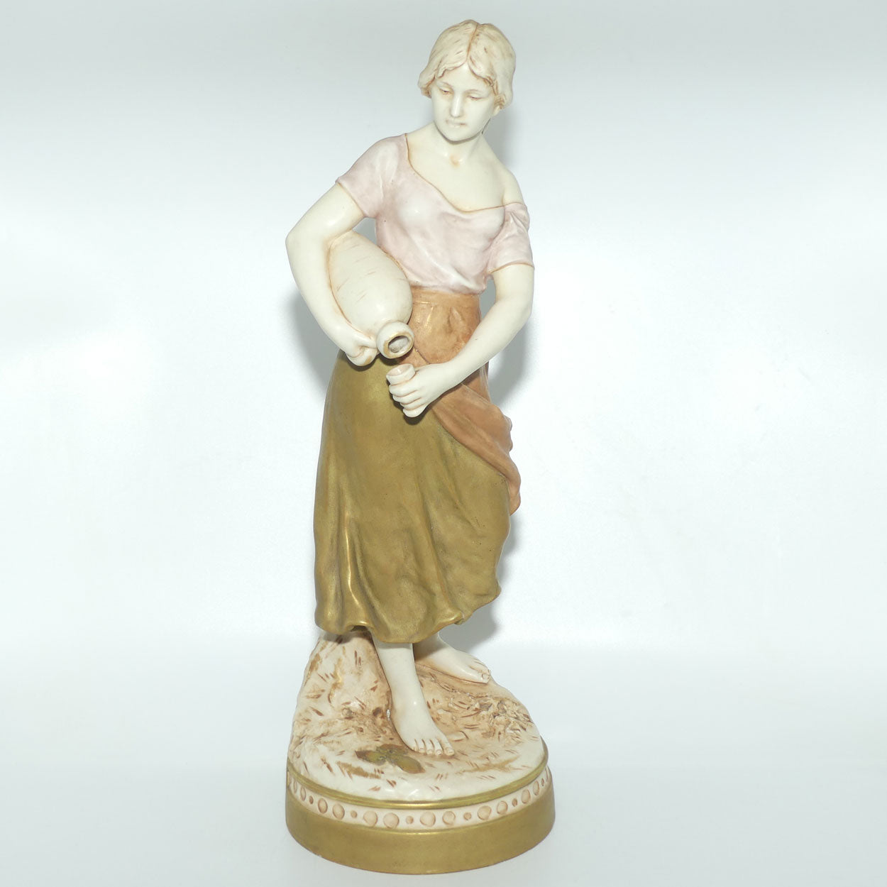 Royal Dux Bohemia Figure  | 2156 | Water Carrier Woman