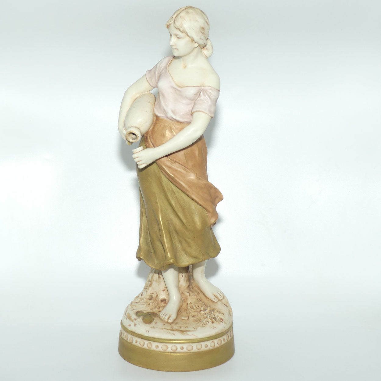 Royal Dux Bohemia Figure  | 2156 | Water Carrier Woman