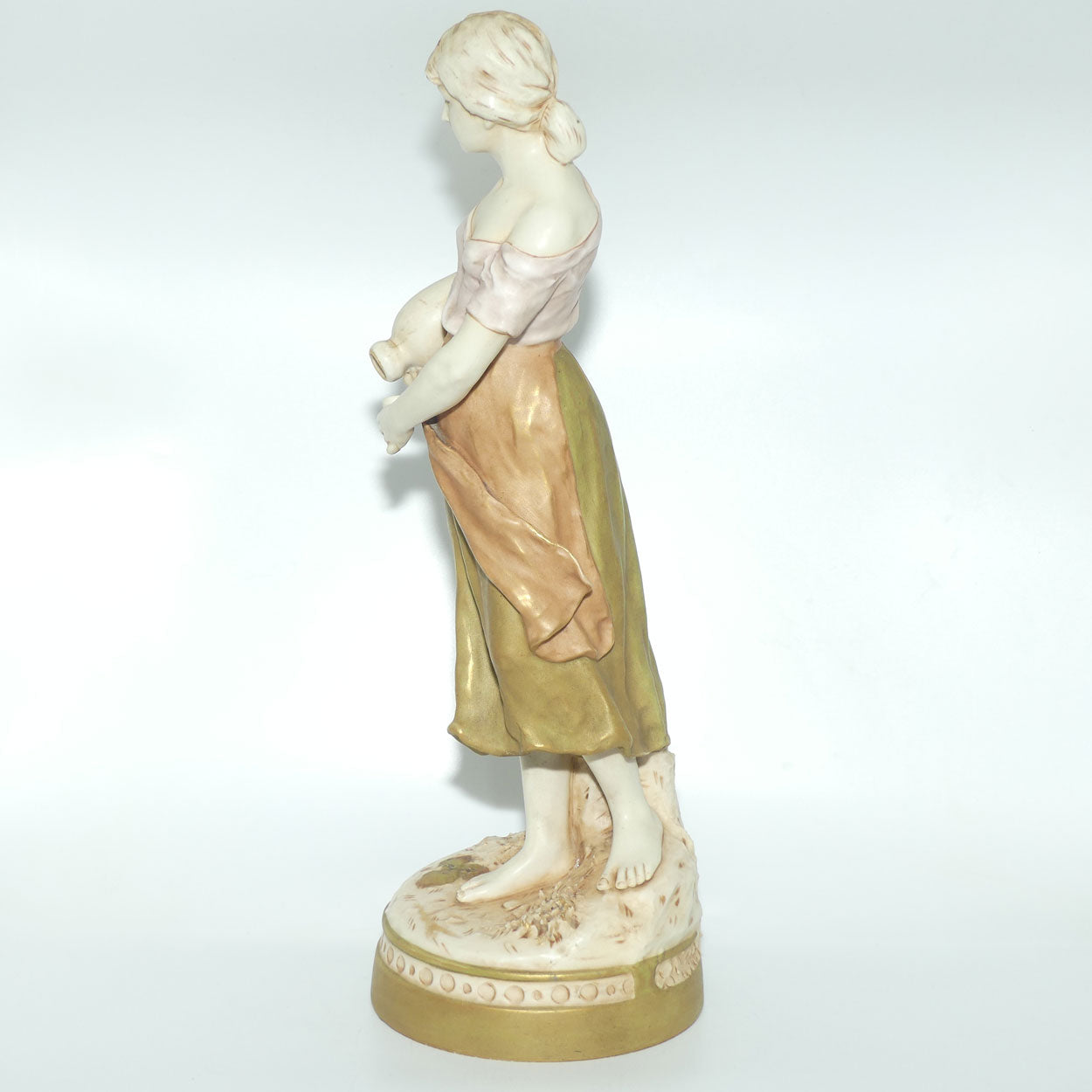 Royal Dux Bohemia Figure  | 2156 | Water Carrier Woman