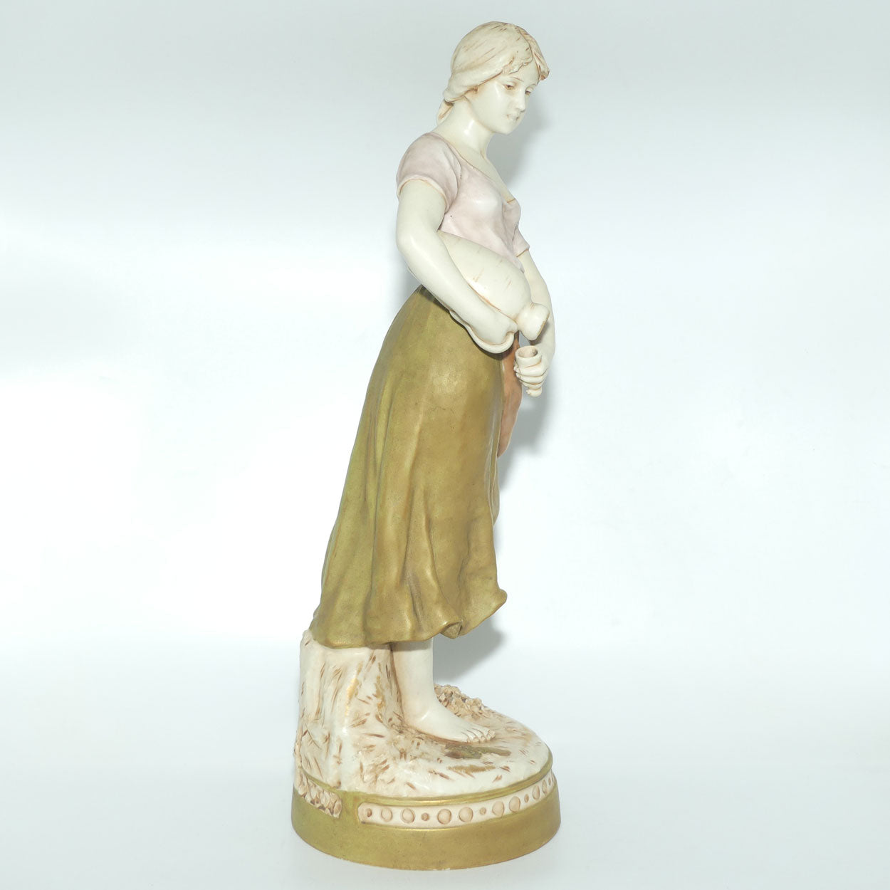 Royal Dux Bohemia Figure  | 2156 | Water Carrier Woman