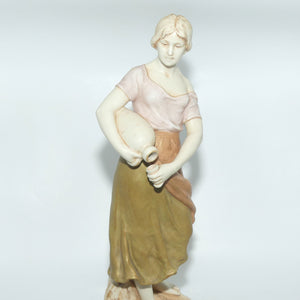 Royal Dux Bohemia Figure  | 2156 | Water Carrier Woman