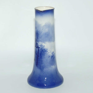 Royal Doulton Blue Children tall jug (Woman in Snowstorm)