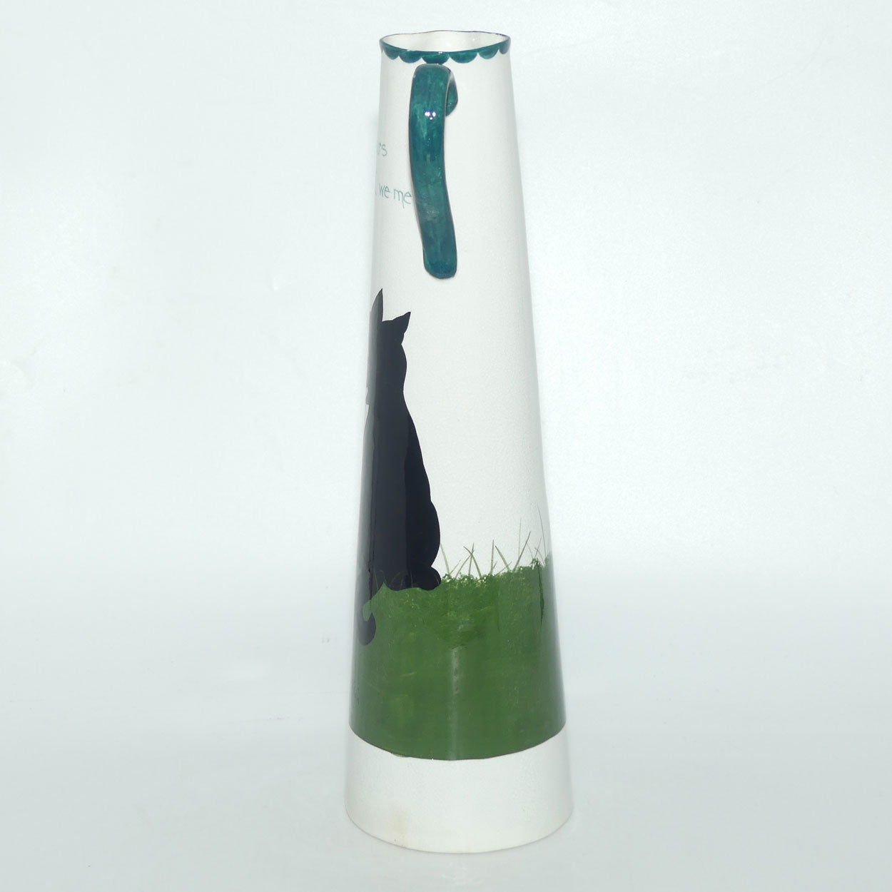 The Bristol Cat and Dog Pottery tall ewer | decorated by Louis Wain