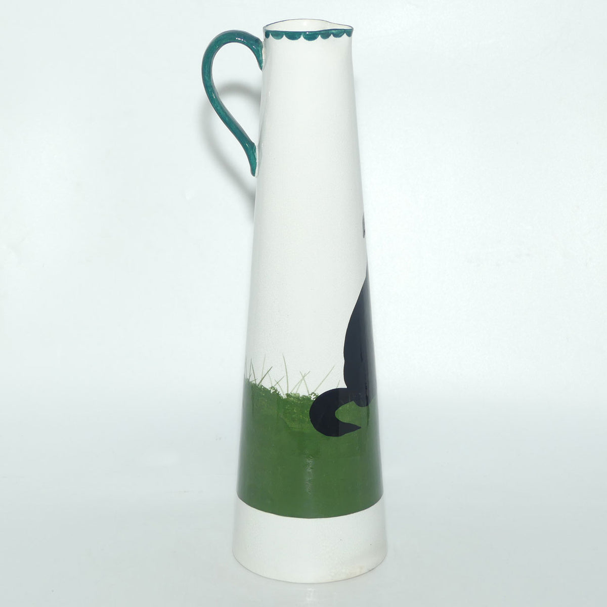 The Bristol Cat and Dog Pottery tall ewer | decorated by Louis Wain