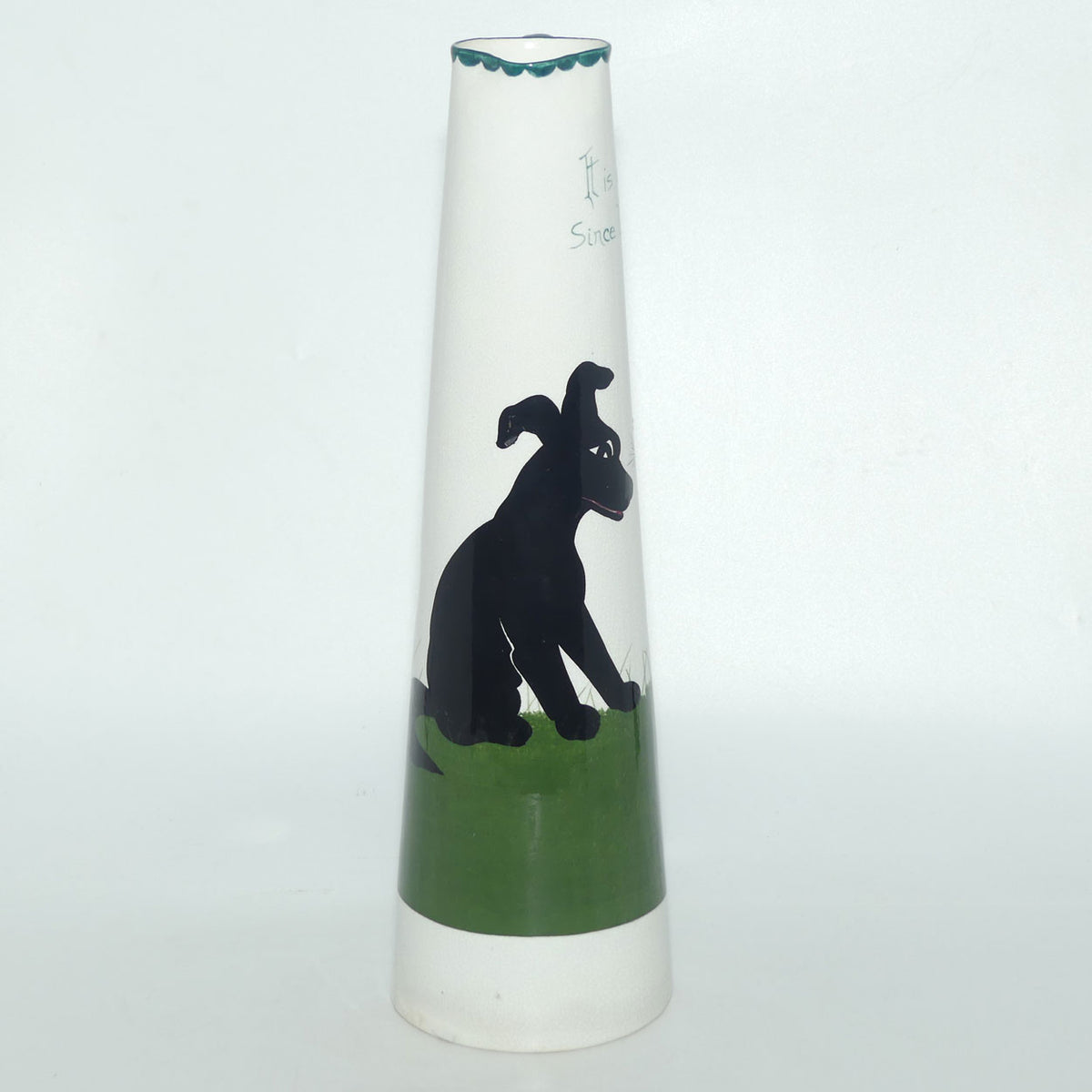 The Bristol Cat and Dog Pottery tall ewer | decorated by Louis Wain