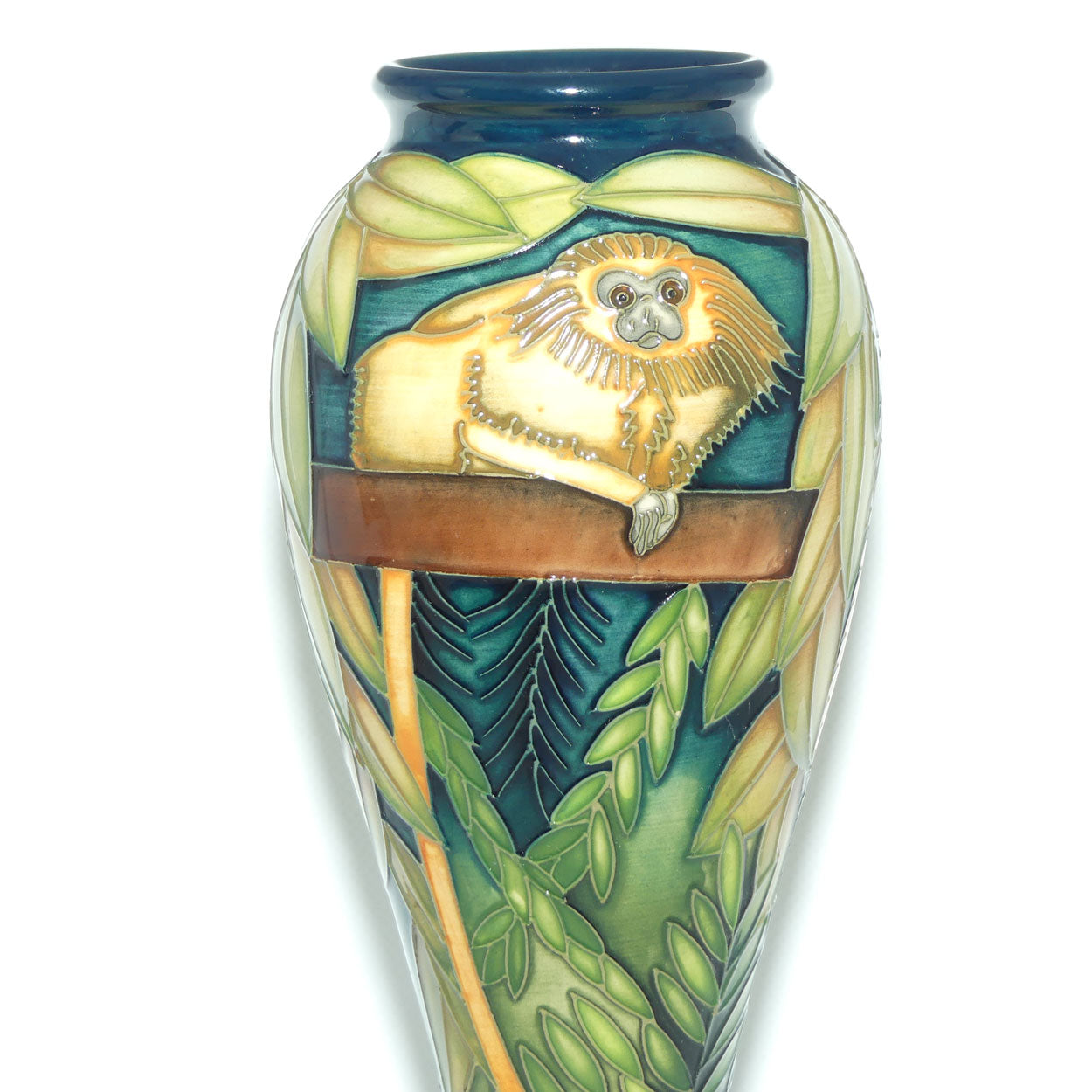 Moorcroft Tamarin Monkey vase | Shape 75/10 | LE218/300