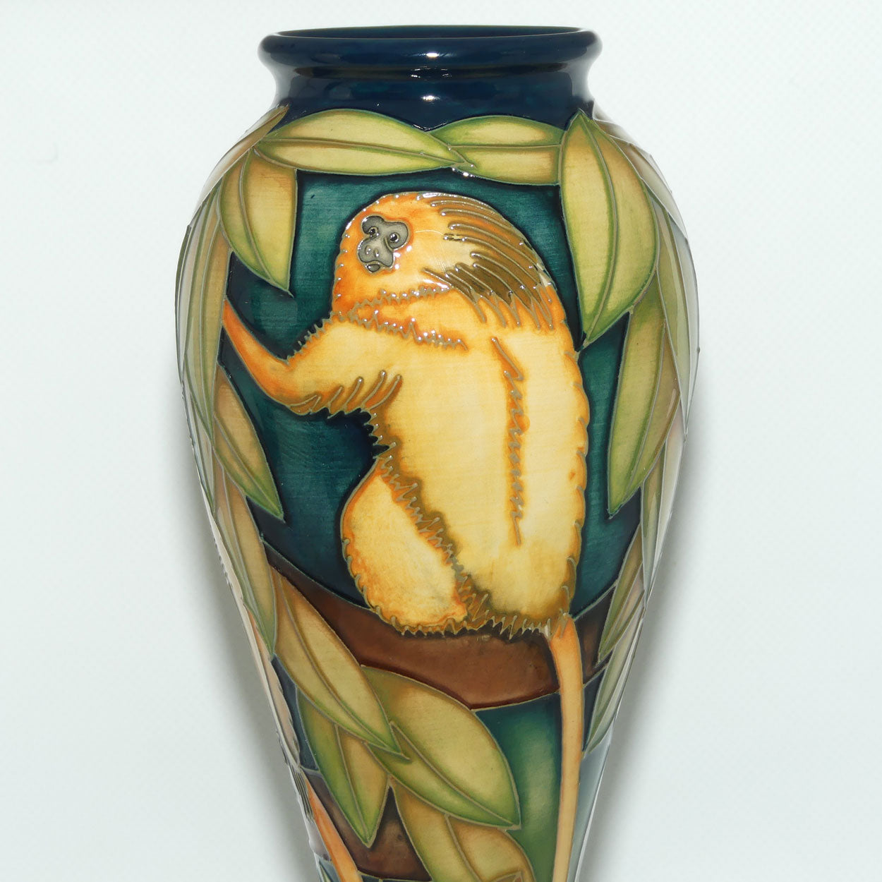 Moorcroft Tamarin Monkey vase | Shape 75/10 | LE218/300