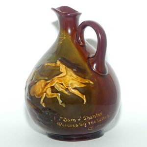 Royal Doulton Kingsware Tam O'Shanter flask | Claymore Scotch Whisky