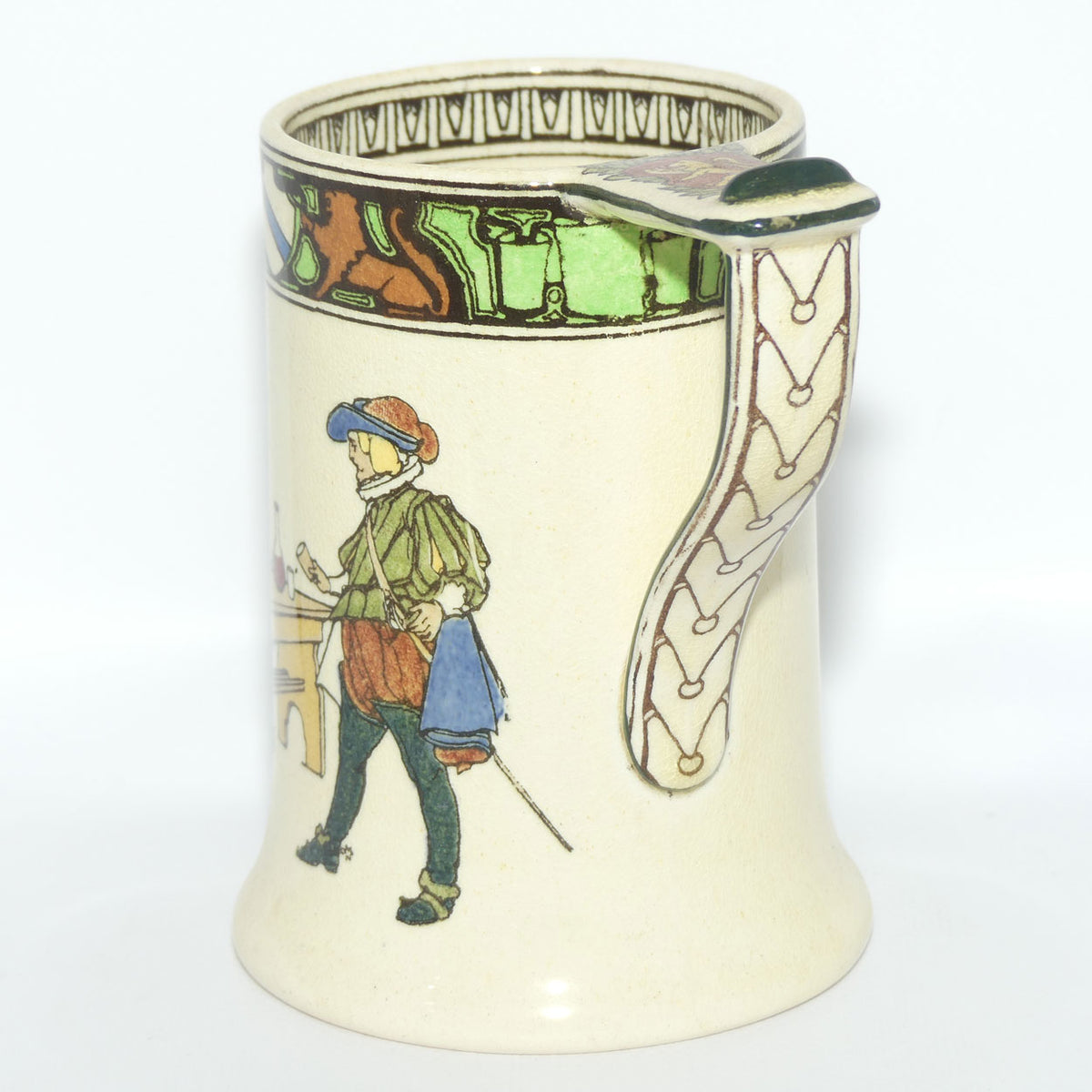 Royal Doulton New Cavaliers fancy ale tankard