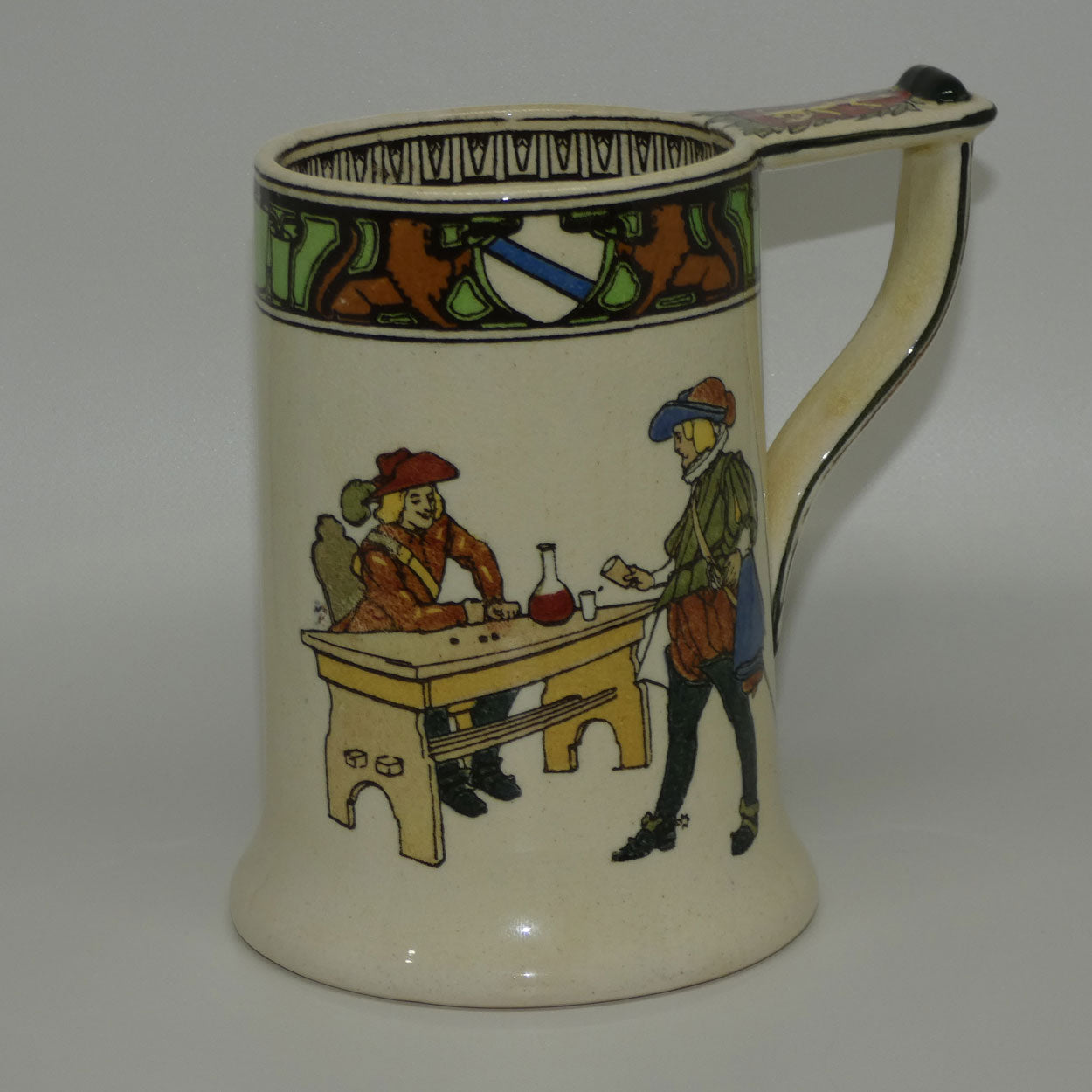 Royal Doulton New Cavaliers fancy ale tankard