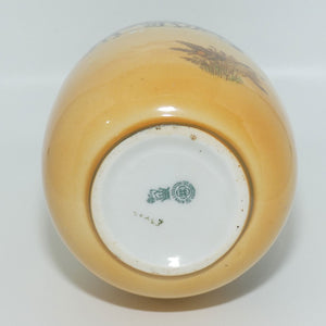 Royal Doulton Coaching Days tall tapering ovoid vase E3804