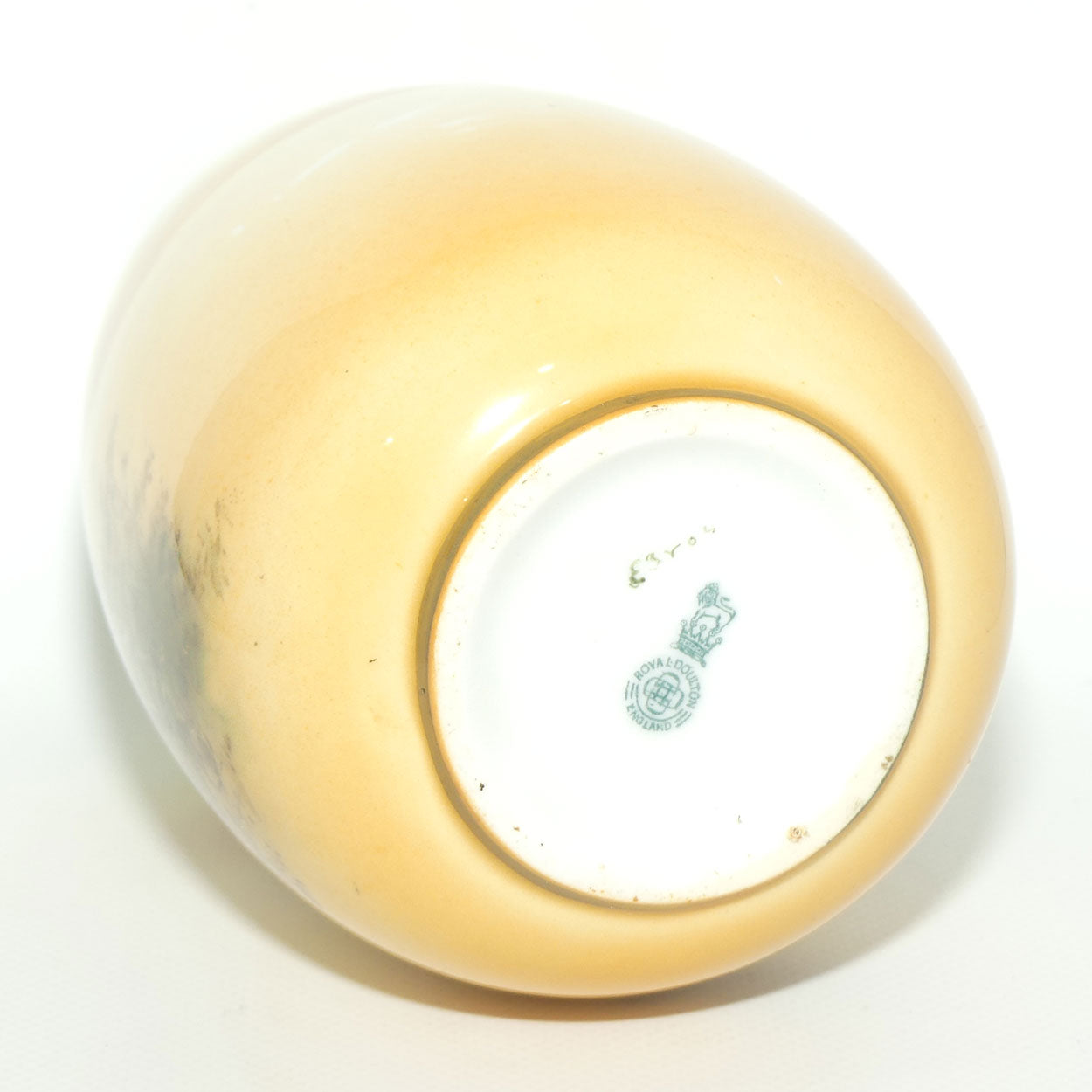 Royal Doulton Coaching Days tall tapering ovoid vase E3804