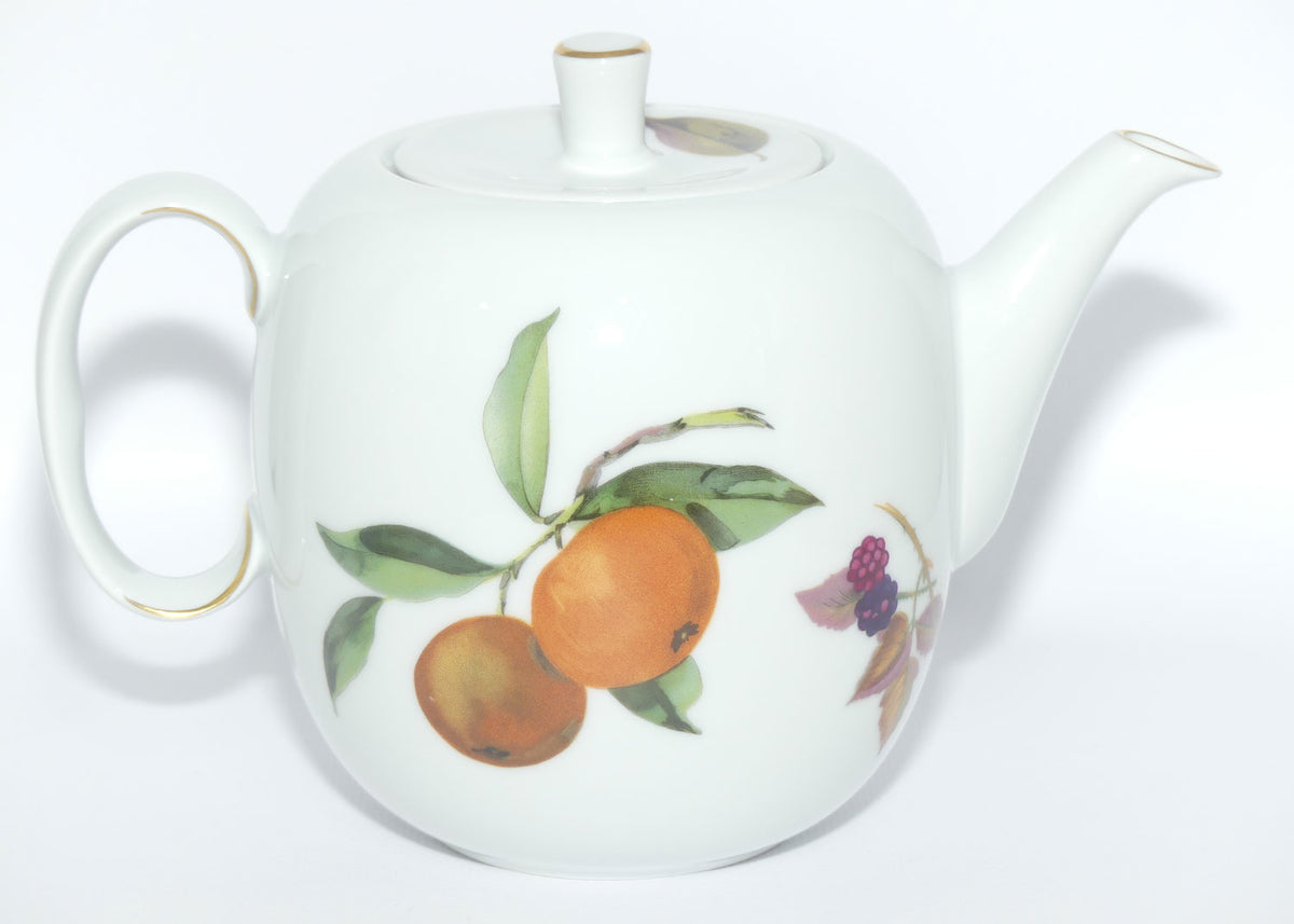 Royal Worcester Fine Porcelain | Evesham pattern | tea pot | 900ml