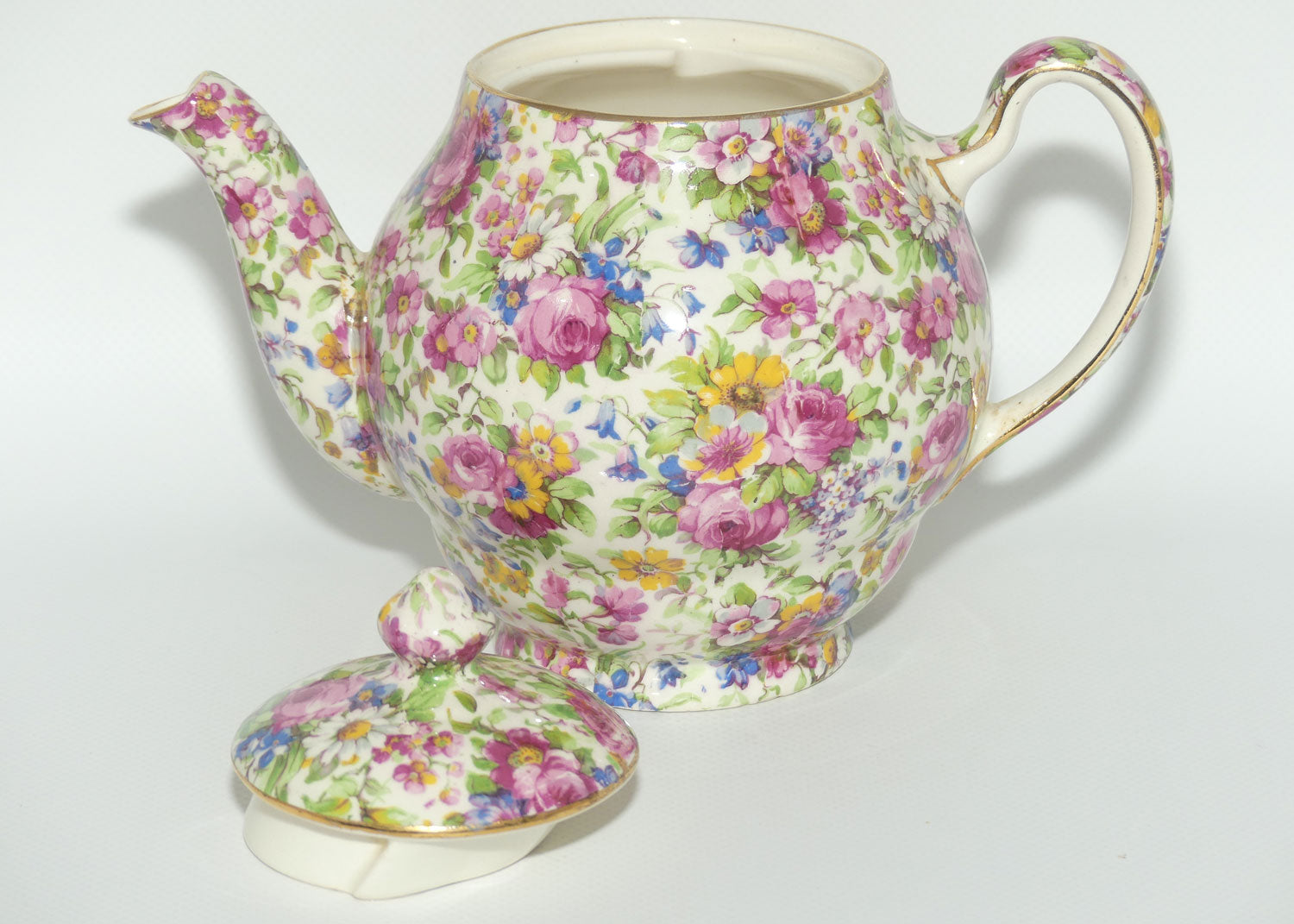 Royal Winton Summertime Chintz tea pot | Patent 301262 | 700ml