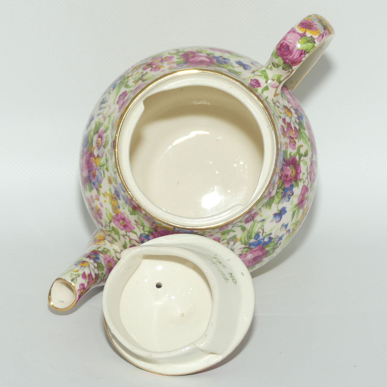 Royal Winton Summertime Chintz tea pot | Patent 301262 | 700ml