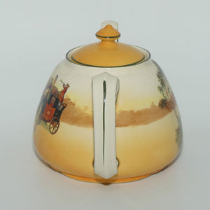Royal Doulton Coaching Days Joan shape tea pot | Large