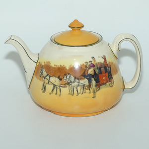 Royal Doulton Coaching Days Joan shape tea pot | Large