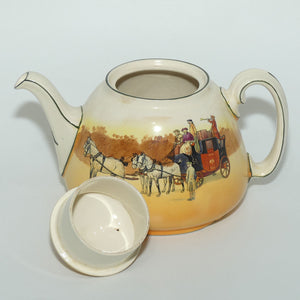 Royal Doulton Coaching Days Joan shape tea pot | Large